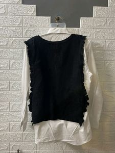 Black Sweater Vest