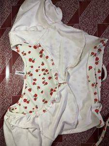 Floral Puff Sleeve Crop Top