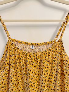 UNIQLO Yellow Floral Sundress (no top)