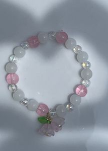 Cherry Blossom Beaded Bracelet