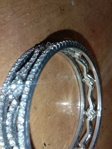 Sparkling Rhinestone Bangle Bracelet