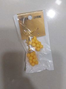 Yellow Earrings.