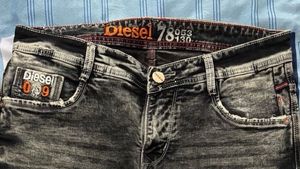 Diesel Gray Wash Jeans