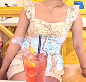 Floral Lace Peplum Tank Top