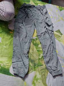Gray Cargo Pants