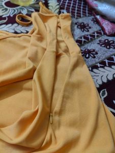 Mustard Sleeveless Dress