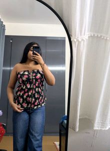 Floral Corset Top