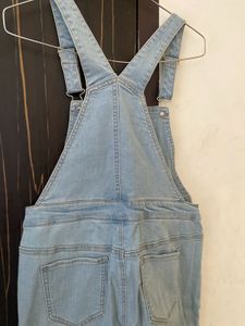Denim Overalls Shorts