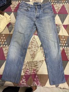 Combo of cheque shirt and blue jeans