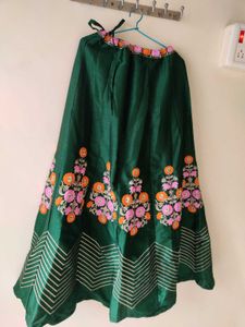 💚 Elegant Green Lehenga Choli 🌸
