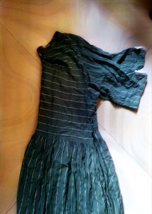 Striped Tassel Dress