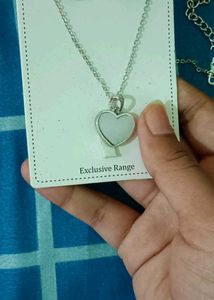 Heart Necklace &amp; Earring Set