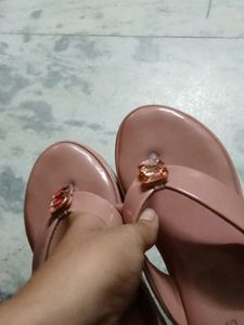 A Light Pink Coloured Sandal