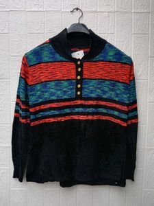New With Tag Korean Polo Pullover