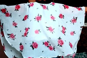 WOW 🌹 Rose fluffy Top (Double Layer)🌹🧺🌹🧺🌹🧺