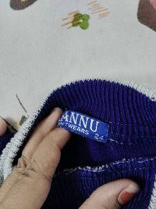 Blue Sweater For 4- 5 Year
