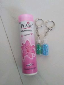 Powder and Glitter Keychains