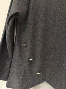 Unique Asymmetrical Gray Top