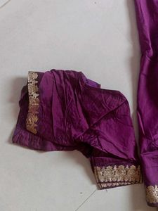 Elegant Purple Saree