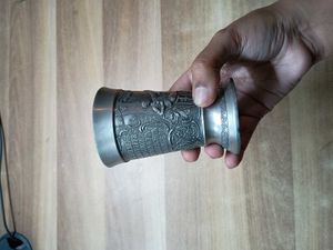 German pewter cup or shot glass