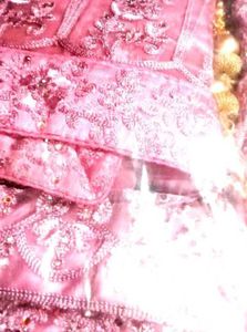 Rose Pink Heavy Embroidery Lahenga 💓
