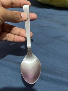 Silver Kitchen Spoon Pack Of 10