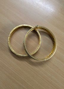 Turquoise &amp; Gold Bangle Set