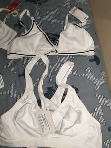 White Bras - Set of 3