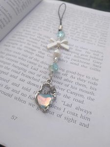 Aurora Heart Phone Charm