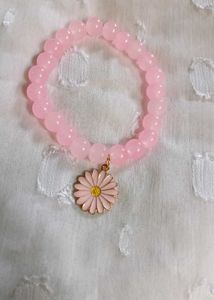 Pretty pink bracelet and chain set🩷