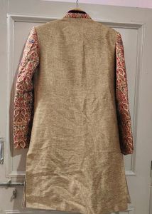 Khaki Sherwani