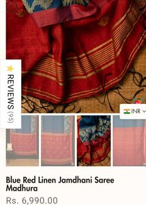 New Lilen Jamdani Saree💫