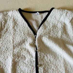 Korean Style Cute White Top