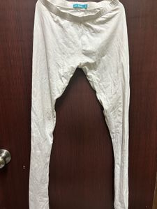 Damaged White Leggings