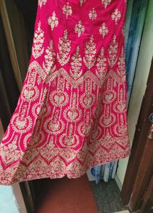 Pink Magenta Lehnga Party Wear