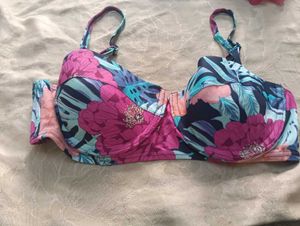 Floral Print Bra