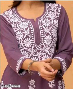 Elegant Purple Kurta