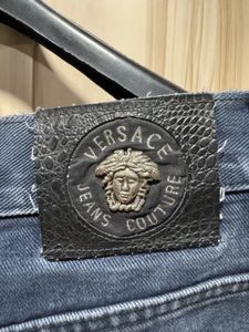 Versace Jeans Couture Blue Designer Washed Denim