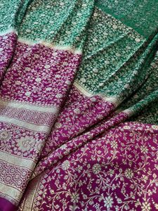 SOLD Pure Silk Brocade Banarasi