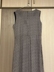 Patterned Midi Dress