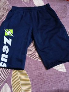 Zeus Navy Blue Athletic Shorts