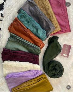 Cotton crochet Scarf - Elegant Colors