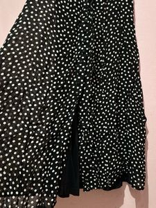 Polka Dot Sleeveless Midi Dress