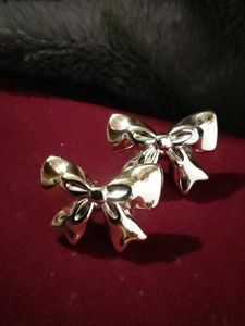 Cute Gold Bow Earrings
