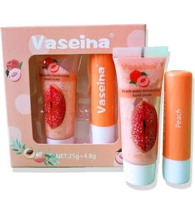 Lip Balm and Hand Cream Set | Peach 🍑