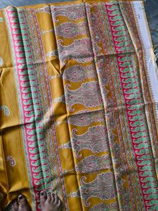 New Silk Saree with Paisley Print