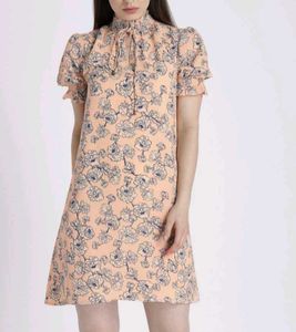 Chemistry - cream coloured printed A-line dress