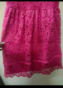 Pink Lace Dress