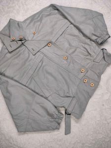 pure grey leather pintrest jacket