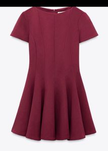 Zara Burgundy Dress